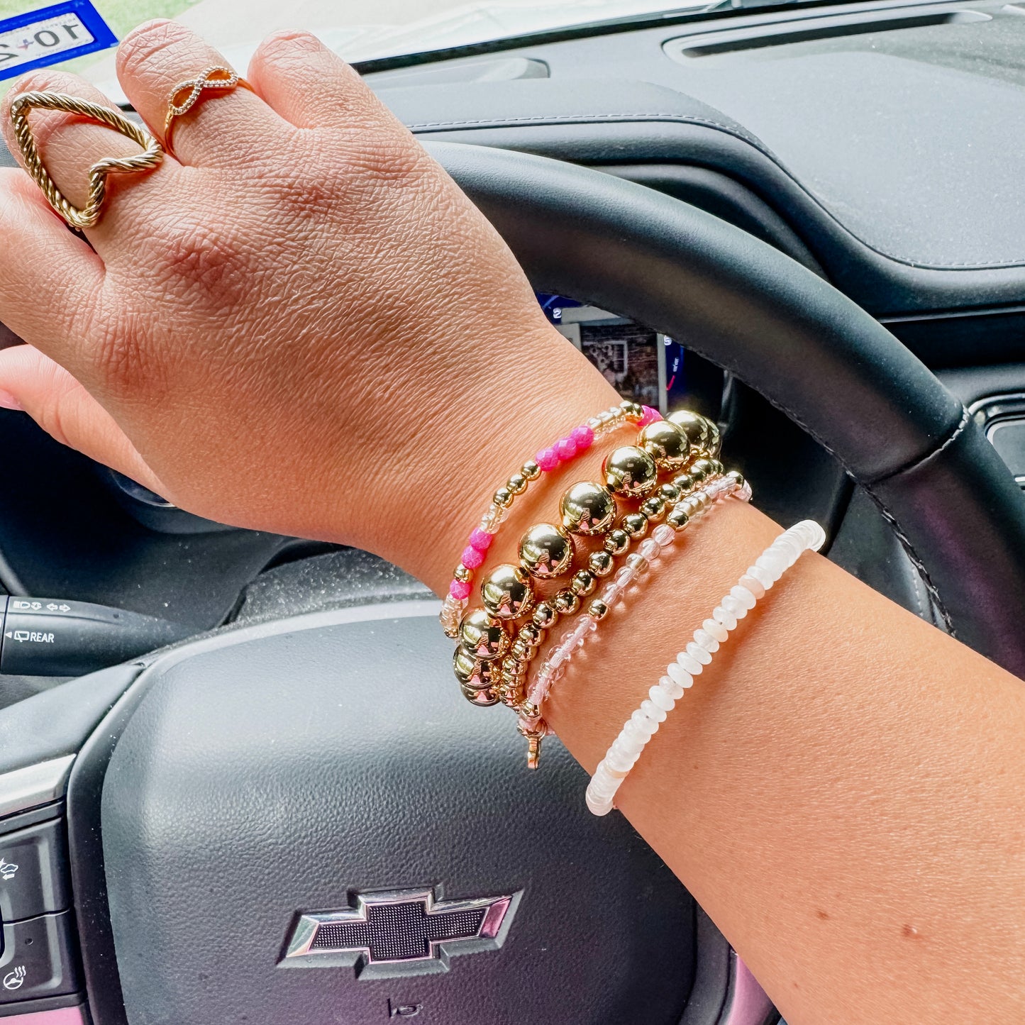 Micah Gianna Gemstone Infinity Bracelet