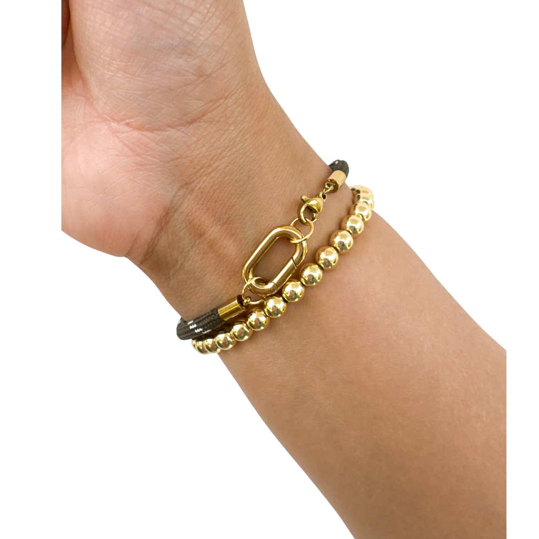 Jaxon Rope Bracelet - Army Green