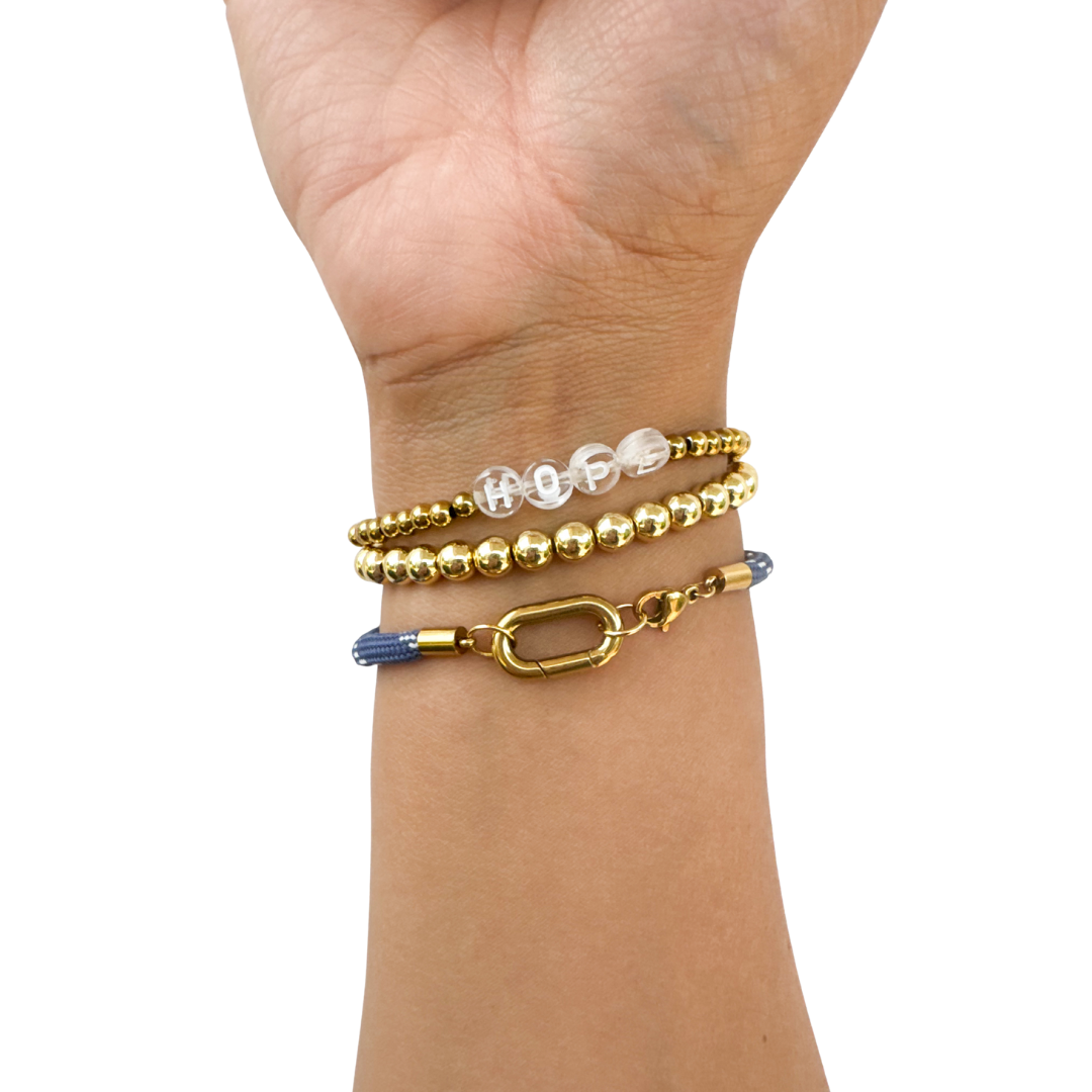 Stanley Rope Bracelet - Dusty Blue