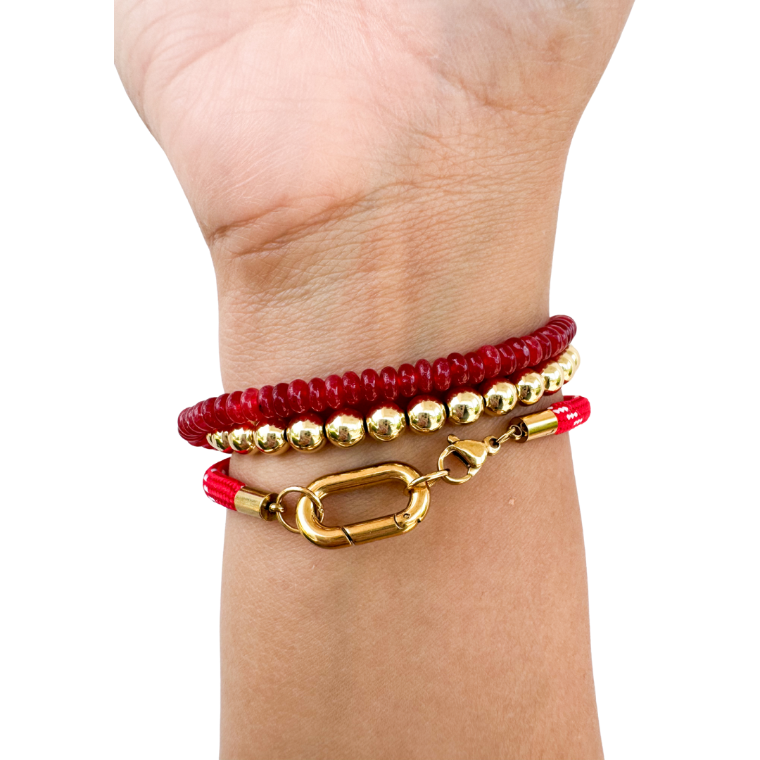 Jae Jae Rope Bracelet - Red