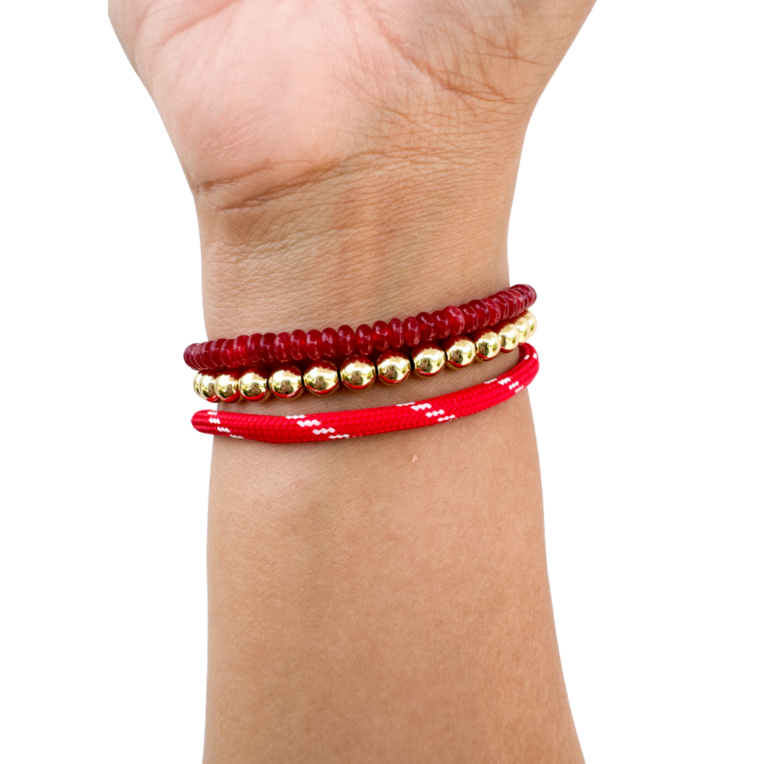 Jae Jae Rope Bracelet - Red