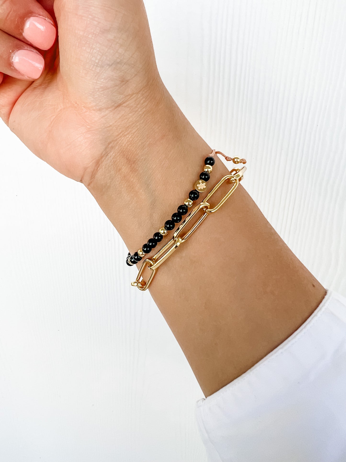 Isaiah Puzzle Bracelet - Black