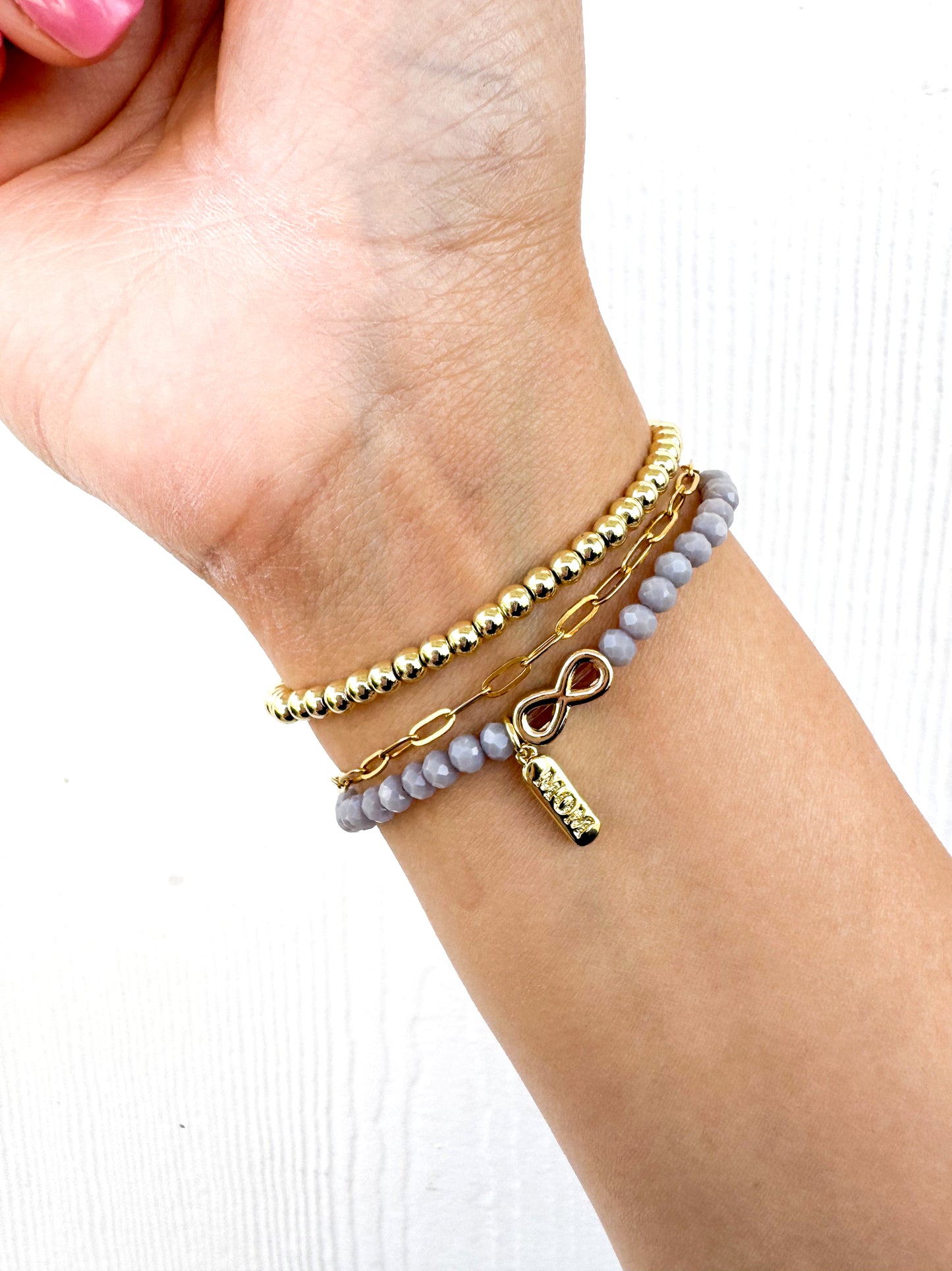 Autism Mom - Grey Bracelet