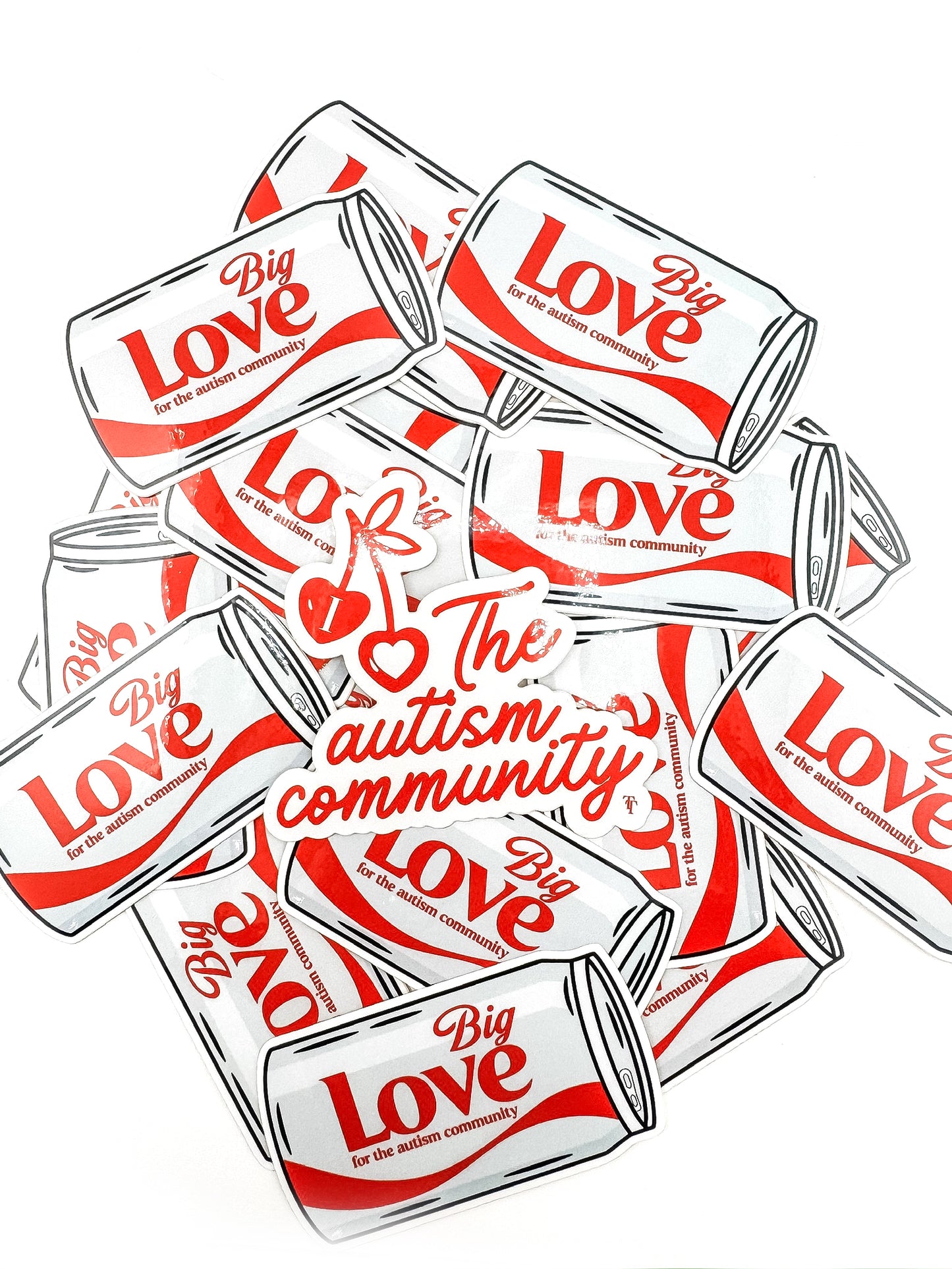 I Love The Autism Community Sticker