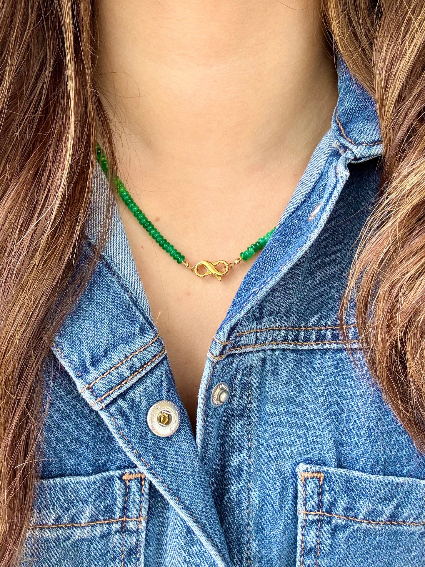 Ethan Gemstone Infinity Necklace