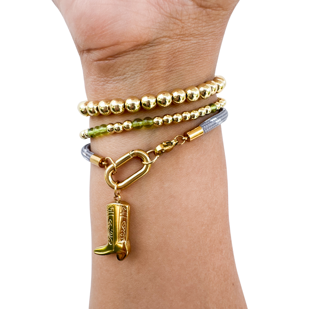 Calvin Rope Bracelet - Grey
