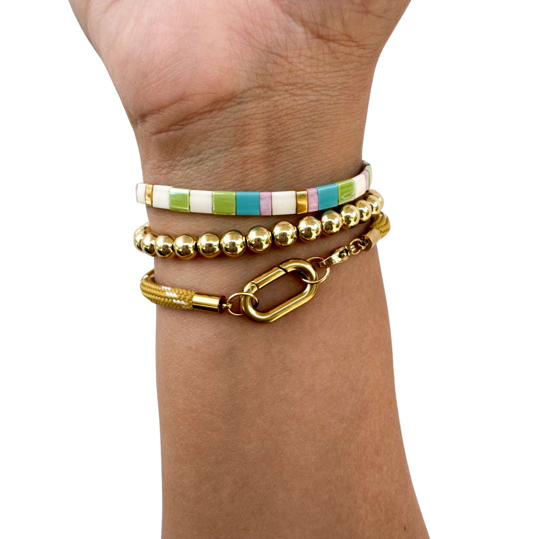 Matthew Rope Bracelet - Mustard