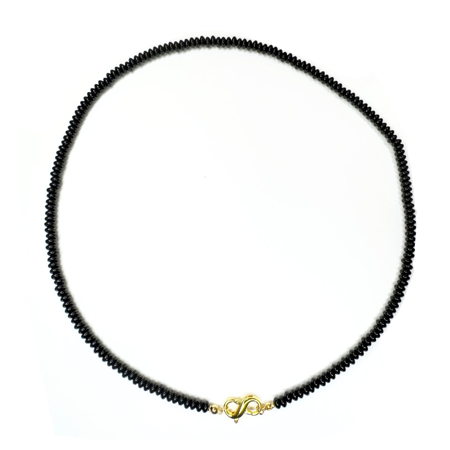 Bear Gemstone Infinity Necklace
