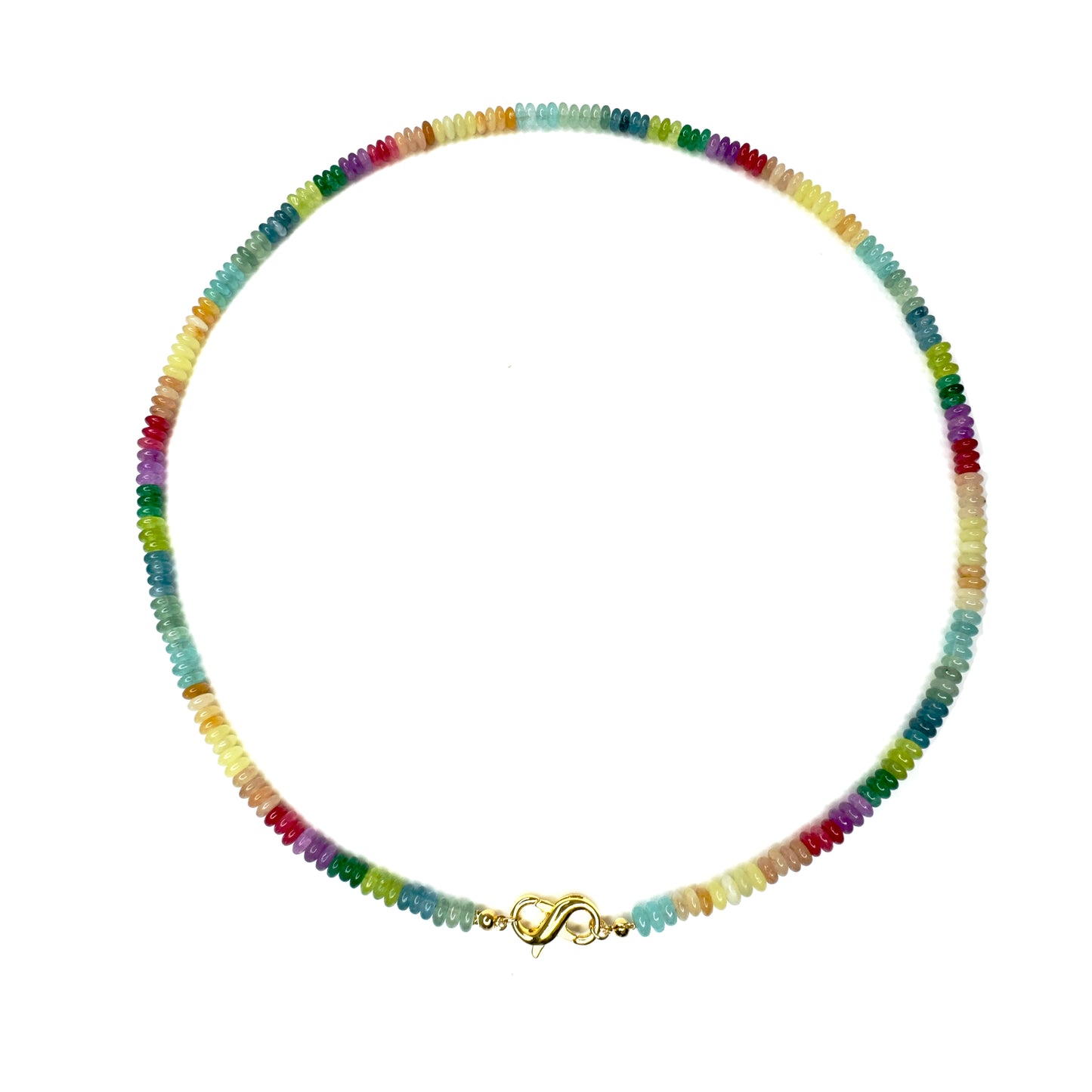 Emersyn Gemstone Infinity Necklace