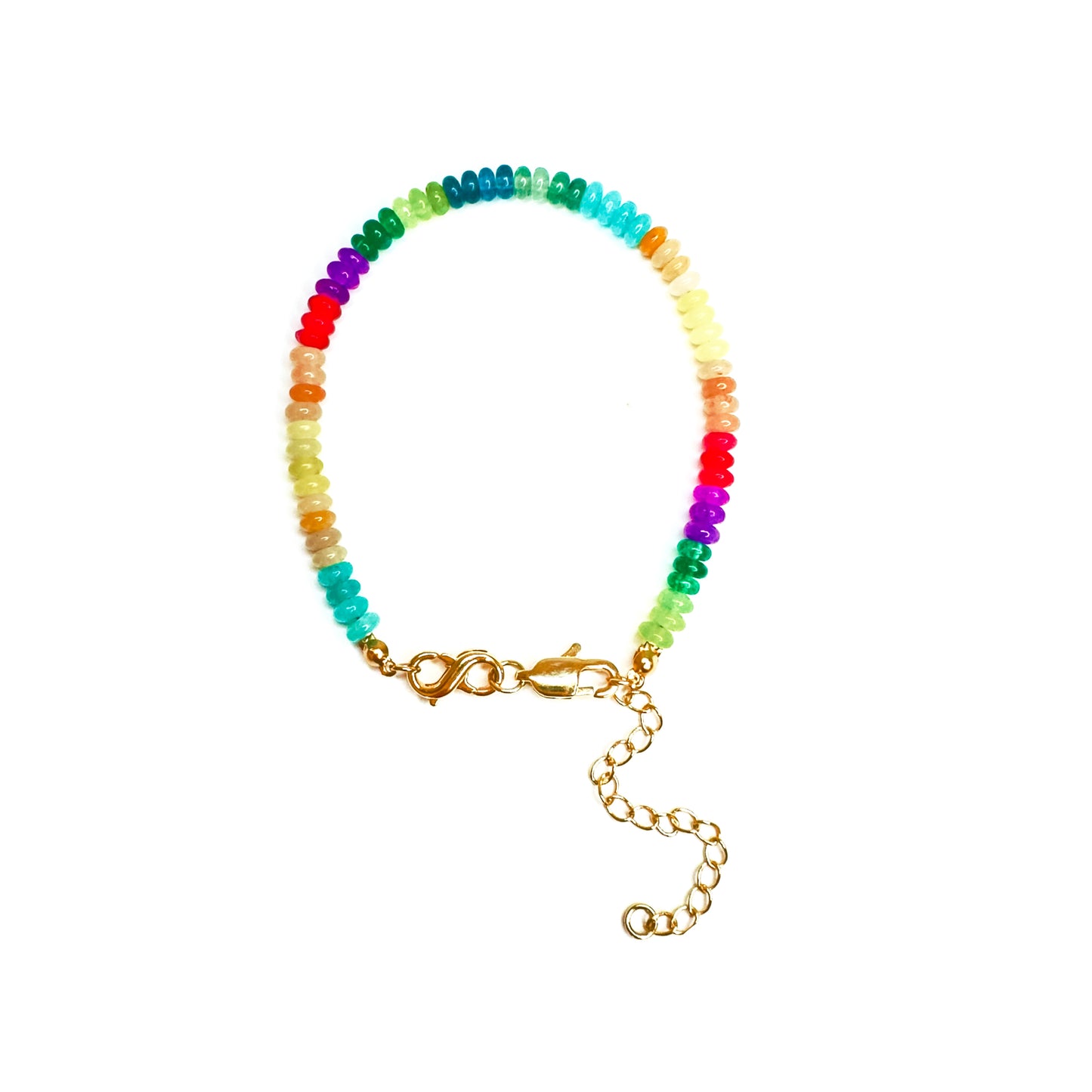 Diana Ruby Gemstone Infinity Bracelet