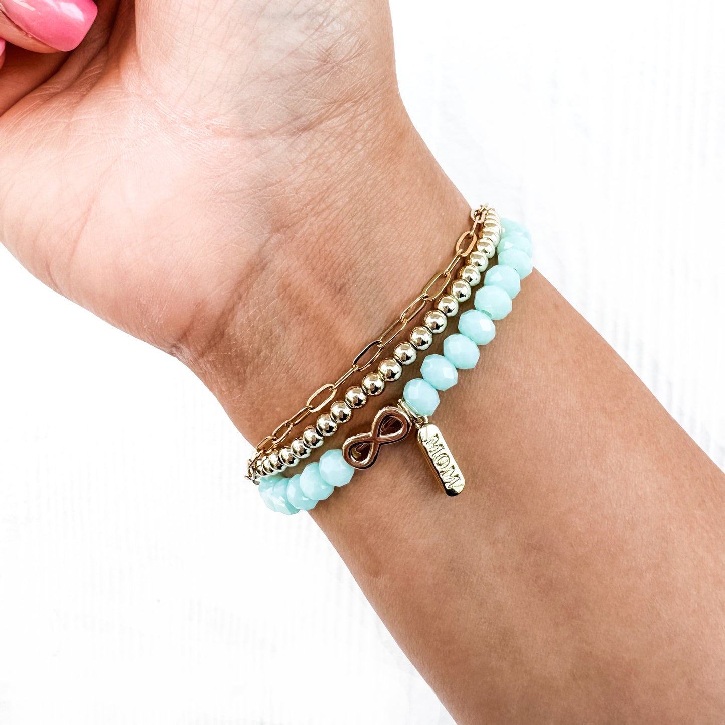Autism Mom - Teal Bracelet
