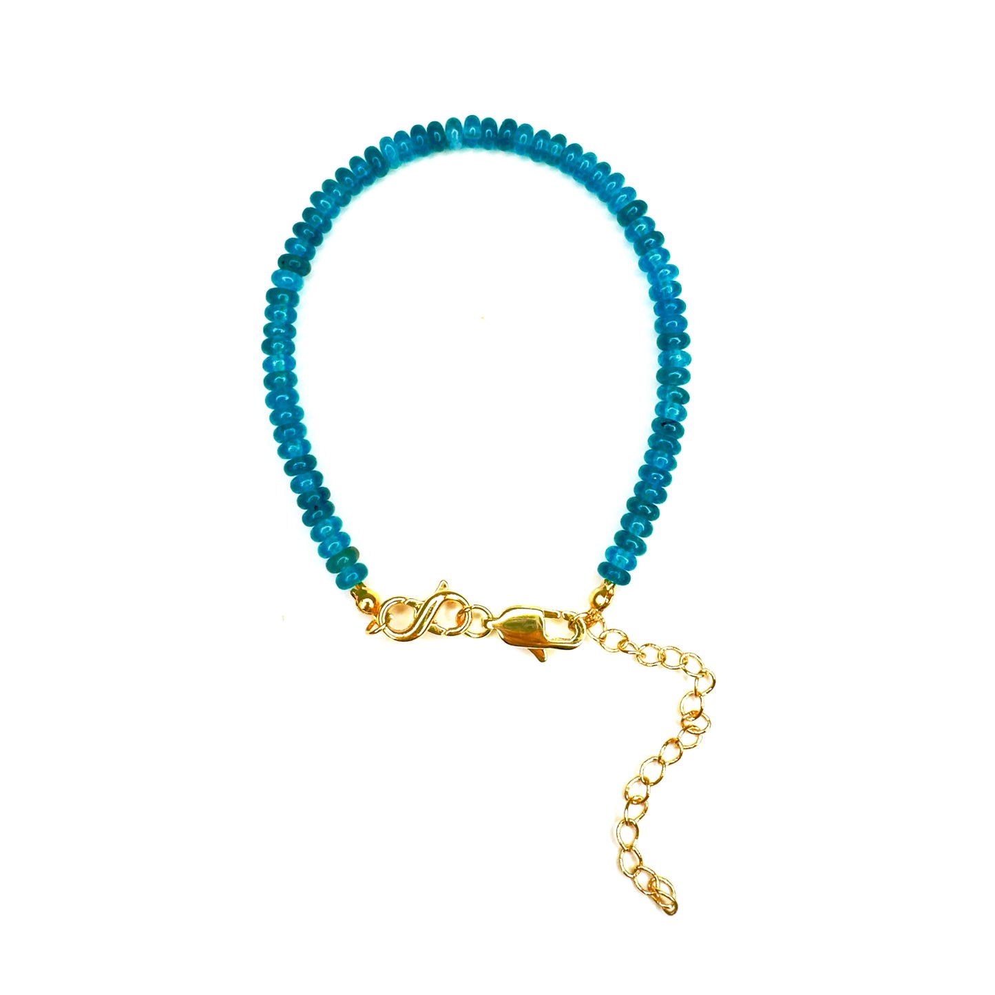 Franco Gemstone Infinity Bracelet