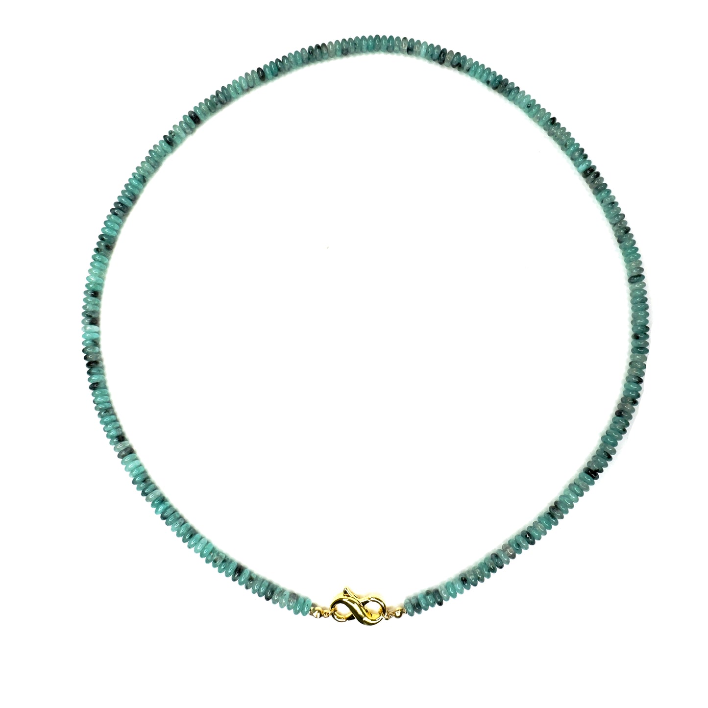 Cas Gemstone infinity Necklace
