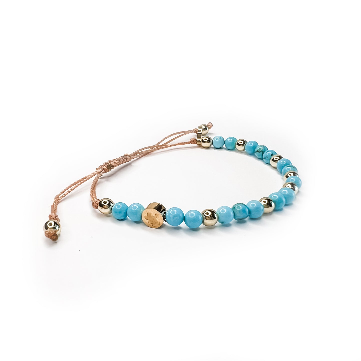 Amari Puzzle Bracelet - Turquoise