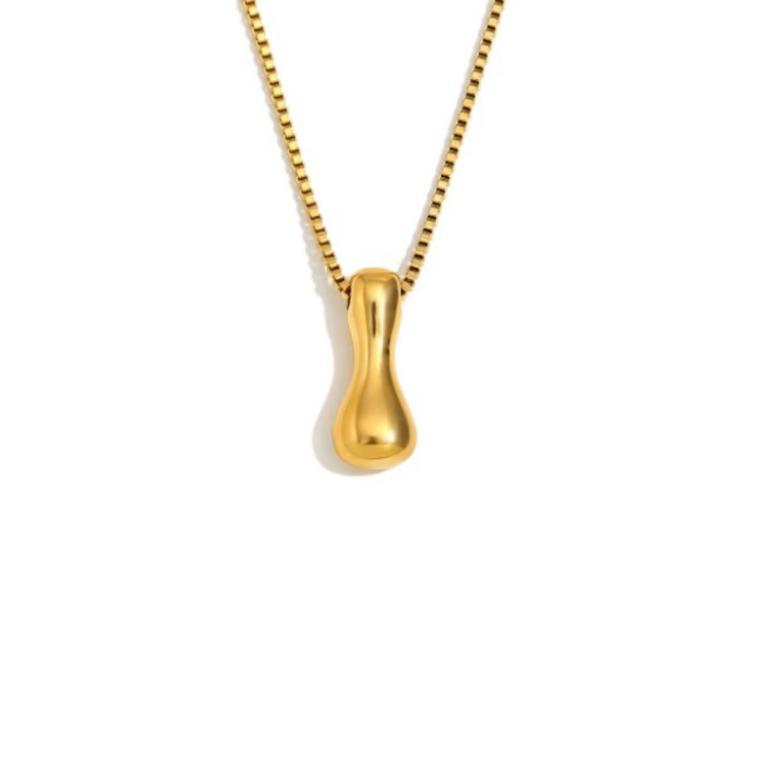 Initial Bubble Necklace - Gold & Silver