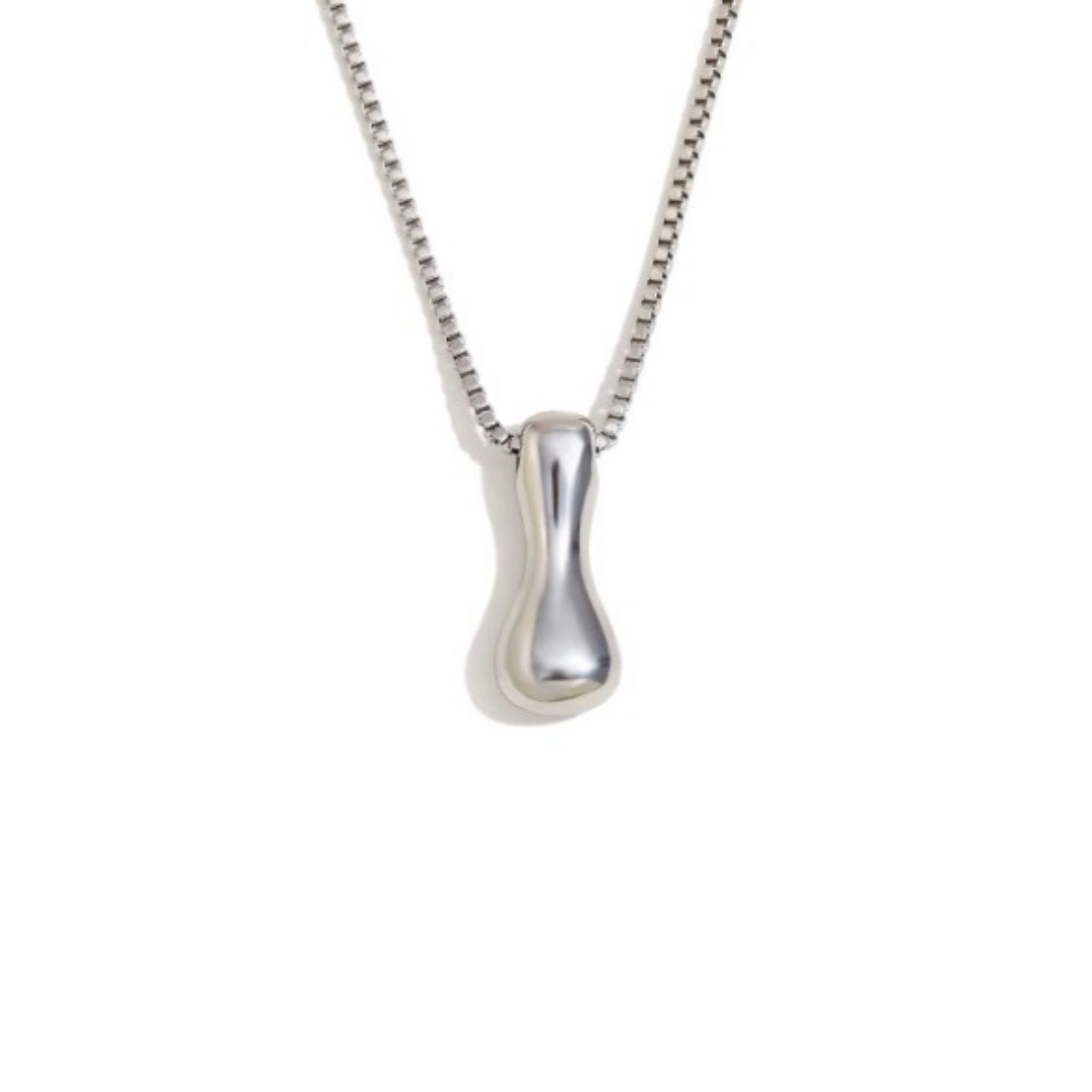 Initial Bubble Necklace - Gold & Silver
