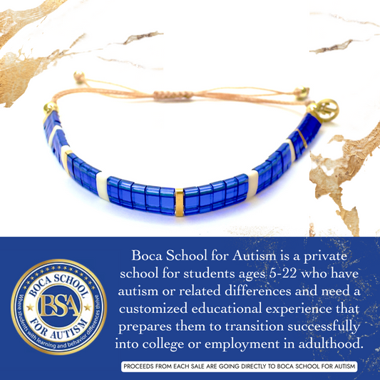 Boca School for Autism One of a Kind Bracelet