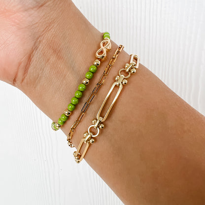 Sebastian Infinity Bracelet - Olive