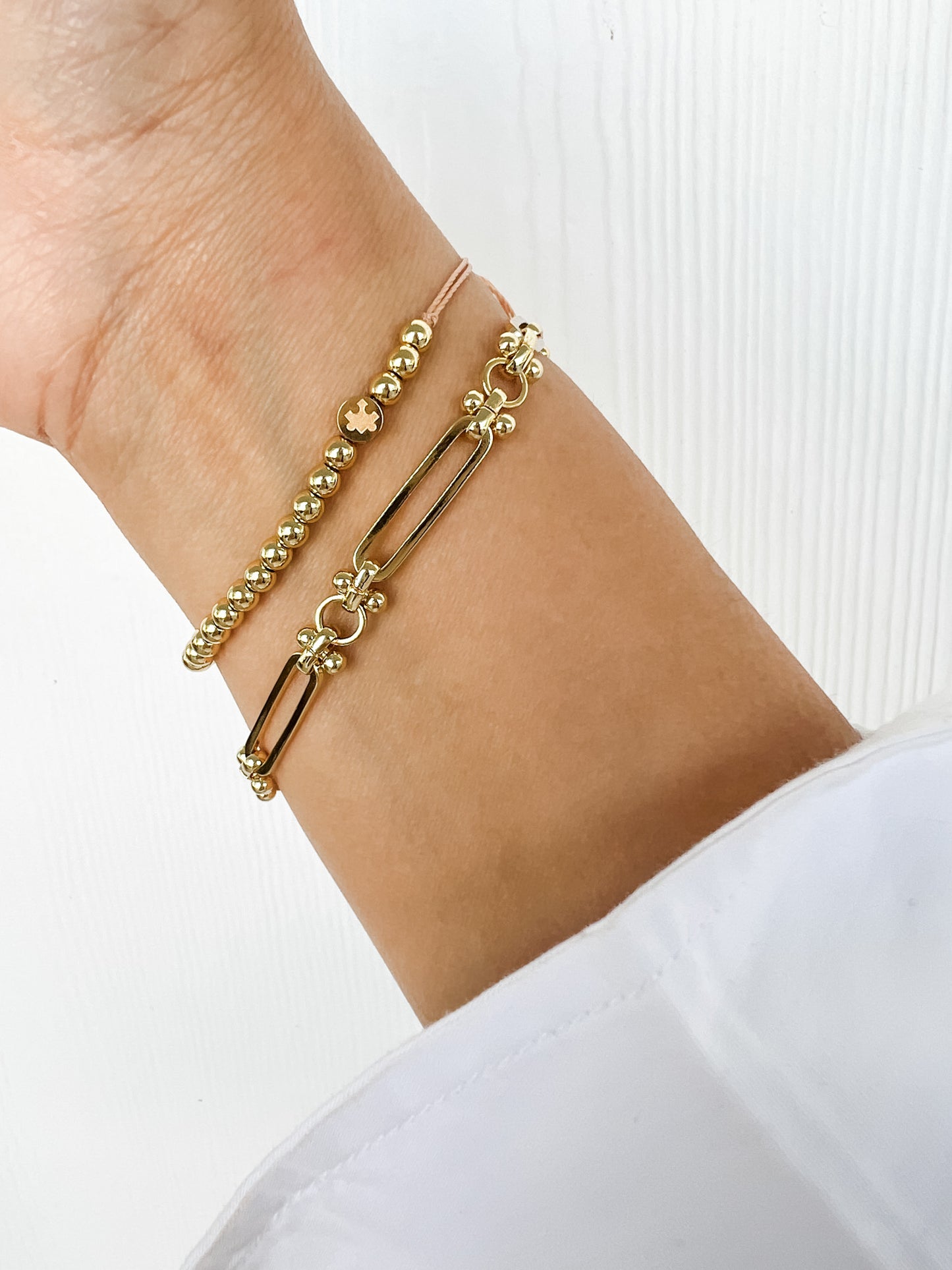 Rilo Puzzle Bracelet - Gold