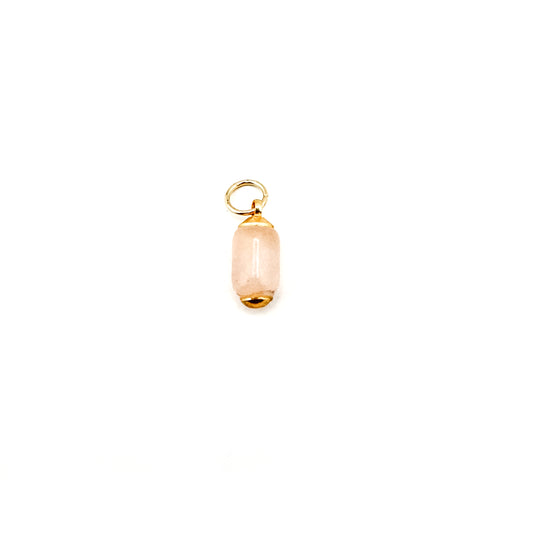 Powder Pink Drop Charm