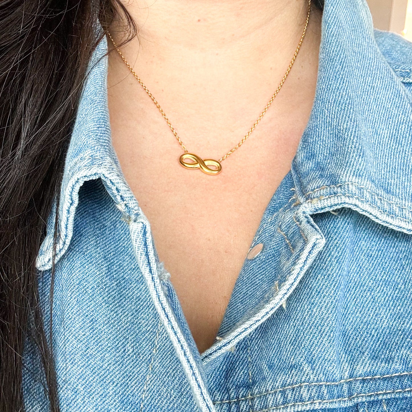 Gold Infinity Necklace