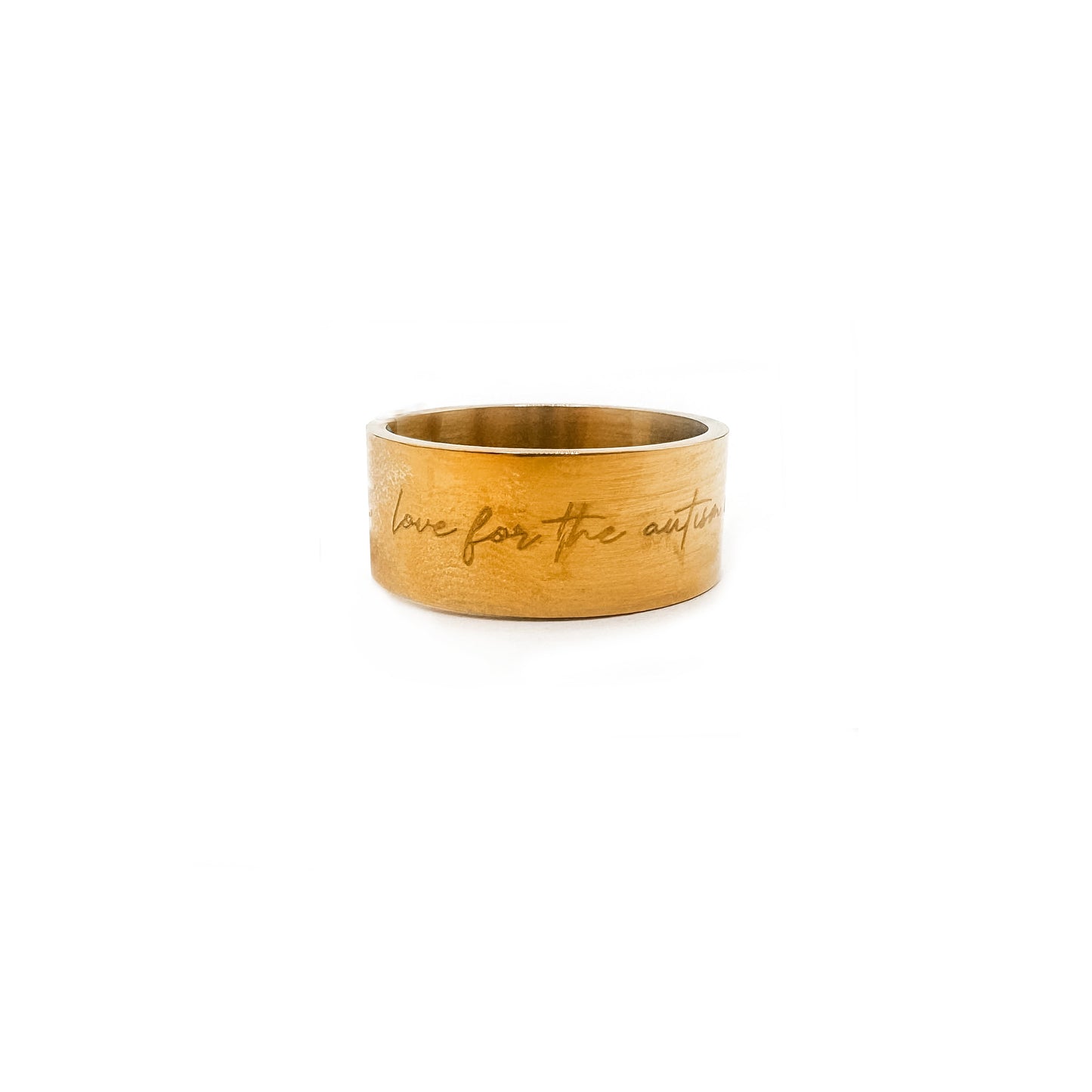 Love For The Autism Community Wide Band Ring