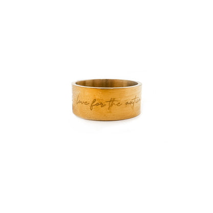 Love For The Autism Community Wide Band Ring