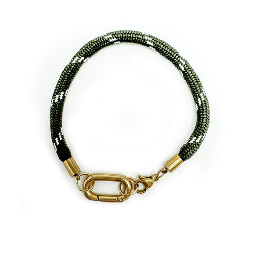 Jaxon Rope Bracelet - Army Green