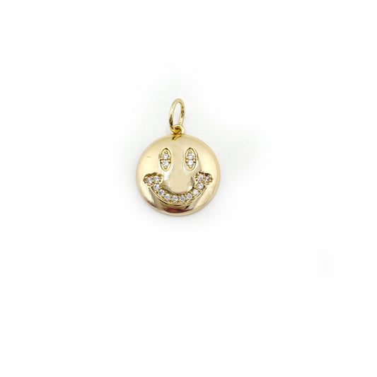 Large Smiley Face Charm
