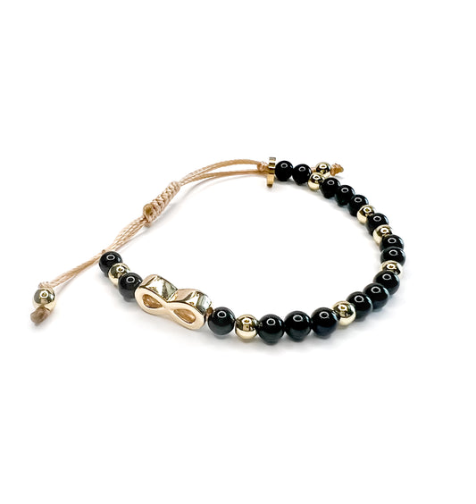 Eli Infinity Bracelet - Black