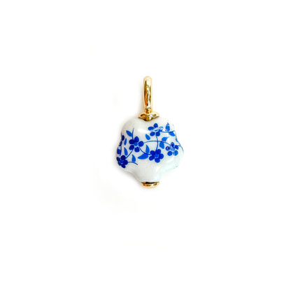 Blue Floral Charm