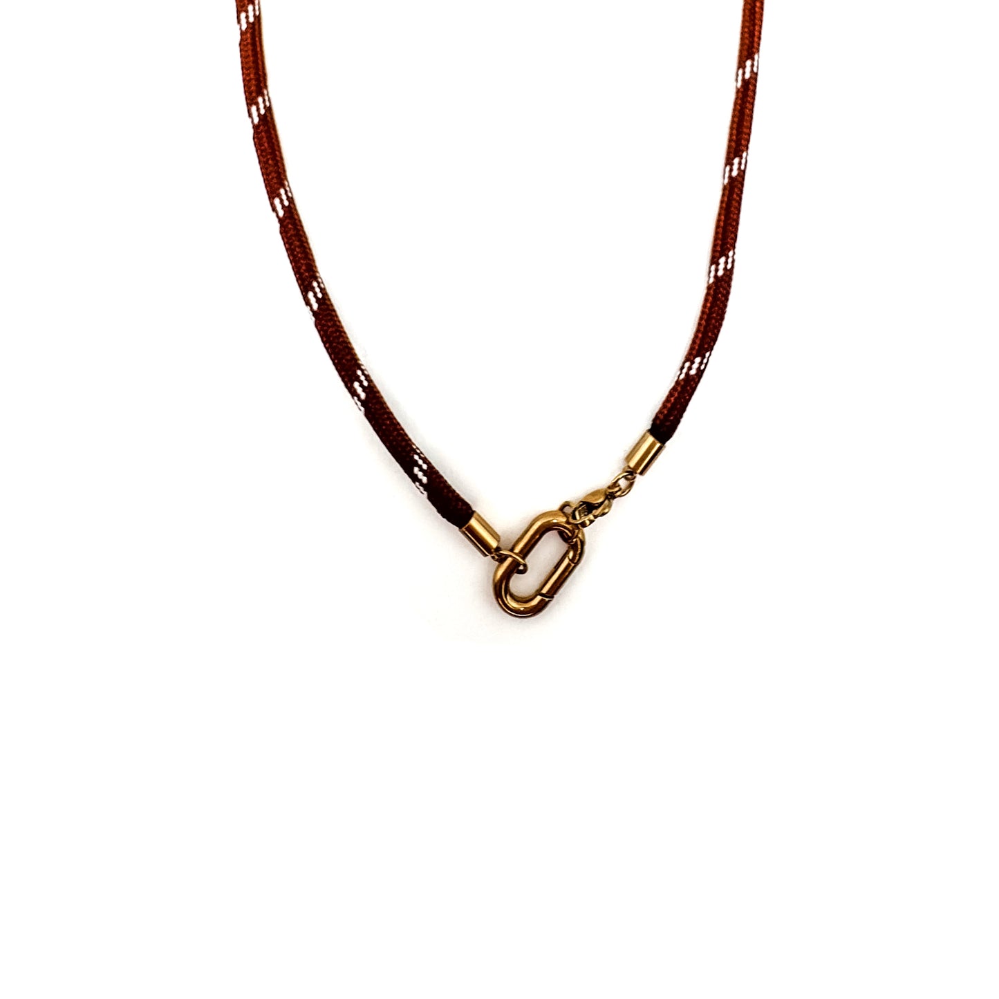 Joseph Brown Rope Charm Necklace