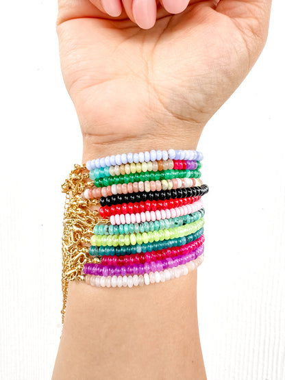 Annalyn Gemstone Infinity Bracelet