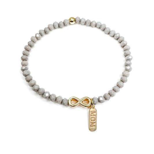 Autism Mom - Grey Bracelet