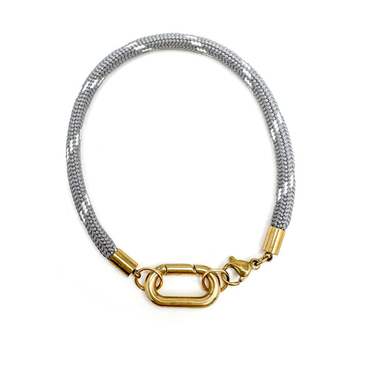 Calvin Rope Bracelet - Grey