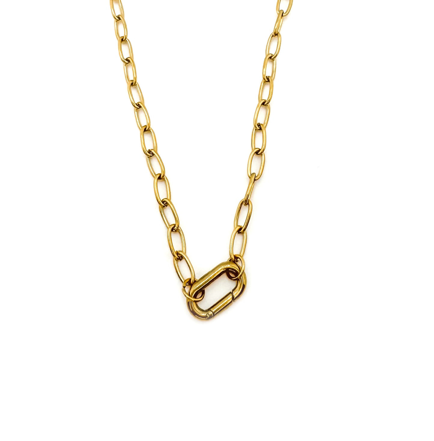 Khloe Linked Chain Charm Necklace