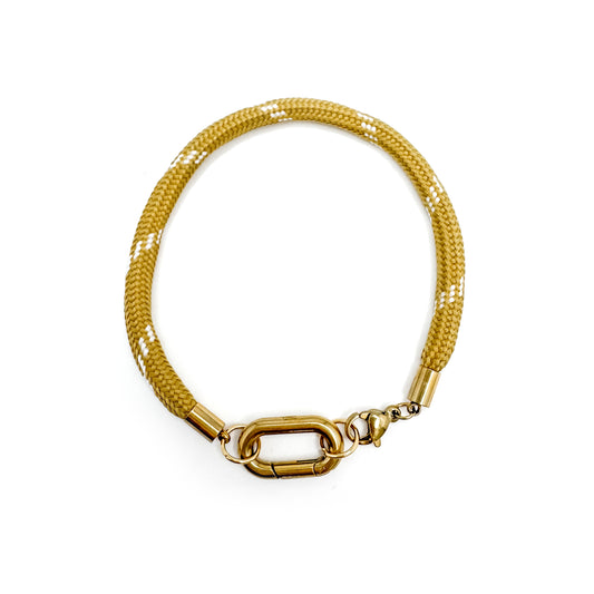 Matthew Rope Bracelet - Mustard