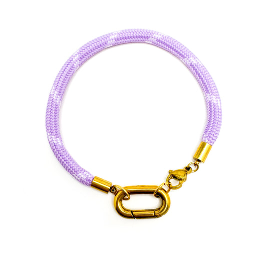Khaliah Rope Bracelet - Purple