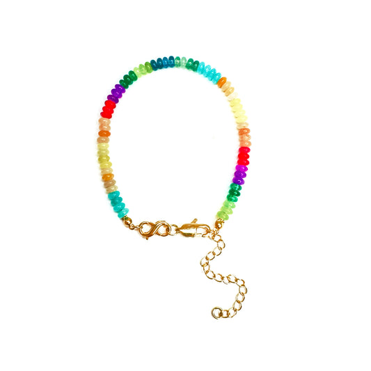 Diana Ruby Gemstone Infinity Bracelet